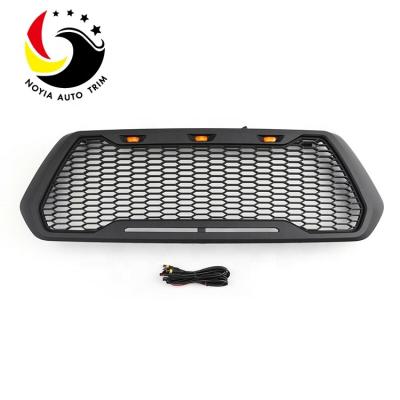 China ABS For Toyota Tacoma Body China Factory Wholesale Front Grille With 3 Amber LED Lights 2016-2018 for sale