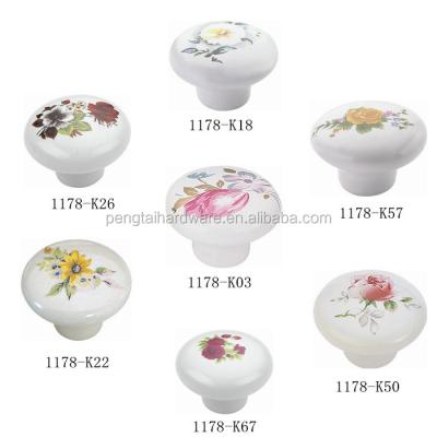 China Wholesale Colorful Home Furniture Drawer Ceramic Cabinet Knobs For Drawer for sale