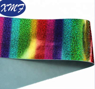 China Wholesale High Tenacity Most Popular Holographic Ribbon Colors Laser Foil Printed Grosgrain Ribbon for sale