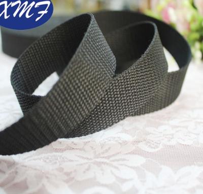 China Durable 30mm Factory Price Black Polypropylene Tape PP Webbing for sale