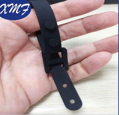 China Used in computers silicone rubber adjustable soft cable tie for tie tidy for sale