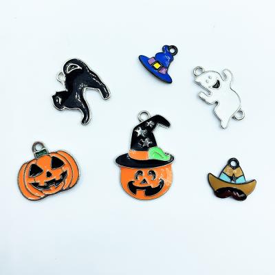 China America Alloy Party Halloween Decoration Home Pendants DIY Crafts Accessories Handmade Charming Pendants (Set of 9) for sale