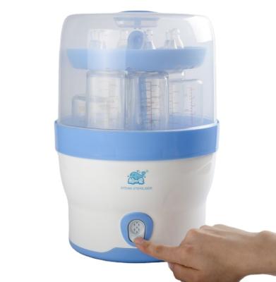 China High Quality BPA Free Household Large Capacity PP Material Steam Milk Bottle Sterilizer Baby Bottle Sterilizer for sale