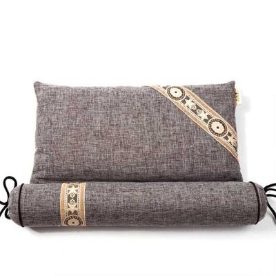 China Anti-static Chinese massage neck function cerivcal pillow with washable portable knitted fabric pillow cases for sale