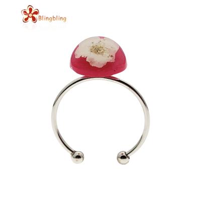 China BOHEMIA Flowers Opening Finger Exquisite Design Sweet Flower Child Ring For Bride Servants Wedding for sale