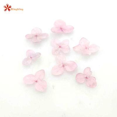 China Factory direct sale romantic pressed real dry nature flower hydrangea flower for jewelry pendants for sale