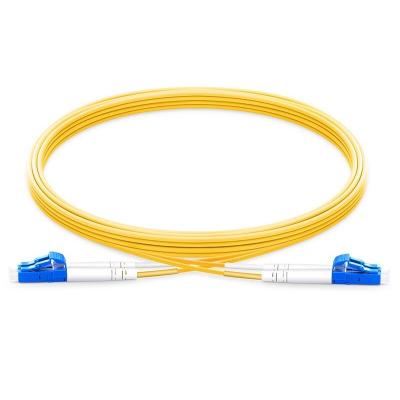 China FTTH System Manufacturer FTTH LC-LC Single Mode Duplex Fiber Optic Cable Jumper Fiber Optic Patch Cord for sale