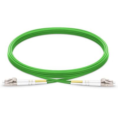 China FTTH System Manufacturer FTTH LC OM5 Multimode Duplex Fiber Optic Cable Jumper Fiber Optic Patch Cord for sale