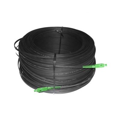 China Indoor FTTH FTTB FTTX Network Manufacture SC/APC Patch Cord Steel Wire GJXH 1core 2cores 4cores 6cores G657a1 G657a2 9/125 FTTH Drop Cable for sale