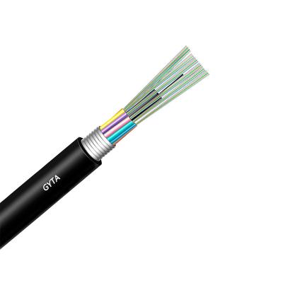 China Telecom Communication GYTA Optical Fiber Stranded Outdoor Fiber Cable 4 Cores Fiber Optic Cable for sale