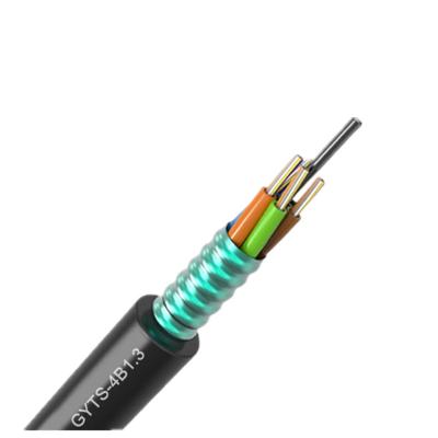 China Outdoor Armored Telecom Communication Cable With G655 GYTS Fiber Optic Cable With Loose Tube Stranded for sale