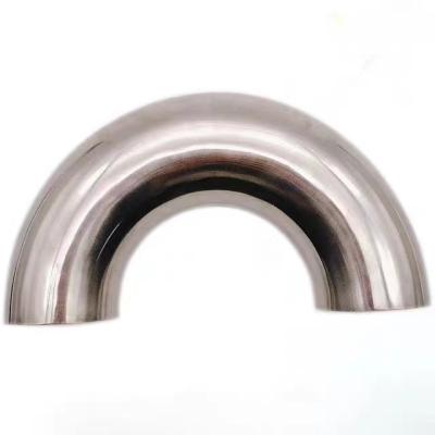 China Pipe Lines Connect High Quality Customized Stainless Steel 304/316 L 180 Degree Elbow Pipe Fittings for sale