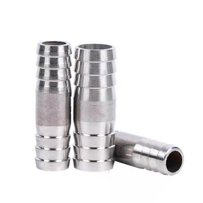 China Pipe lines connect 304/316 BSP/NPT stainless steel double pipe nipple for pipe connection for sale