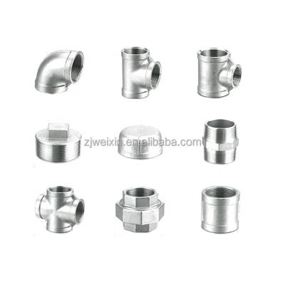 China High Quality And Low Price NPT Threaded Equal Super Whole Stainless Steel 304 BSP T Pipe Fitting 1/2 Male Female Straight Nipple for sale