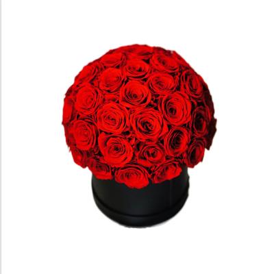 China RIB-0011 Natural Touch Reliable Quality Eternal Roses In Box Roses In A Box for sale