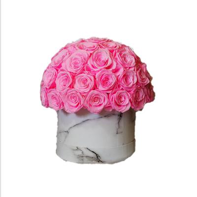 China RIB-0008 Modern Touch Design Natural Roses In A Box Eternal Roses In Box For Home Decoration for sale