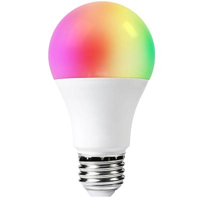 China Residential 10W Wifi Smart Light Bulb E27 Indoor Base Type RGB With Remote Control Dimmable Soft Warm White Color for sale