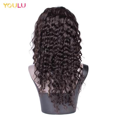 China Deep Wave Hair Wigs Lace Front Wigs Brazilian Lead Colored Human Hair Lace Front Wigs Short 100% Color For Black Woman for sale