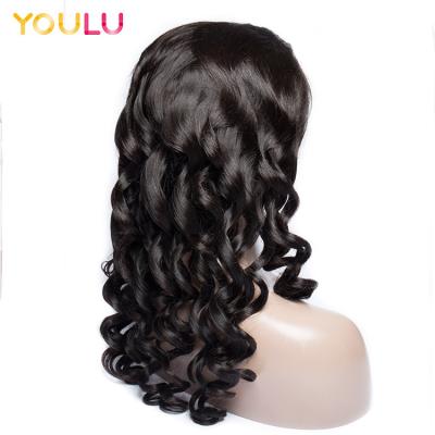 China Wholesale hd transparent 13x6 lace front wigs 100% loose wave virgin hair wigs frontal loose volume straight hair wigs for black women for sale