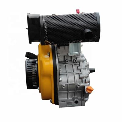 China Small size strong power 10HP manual start diesel engine for water pump/diesel generator/diesel welder machine for sale