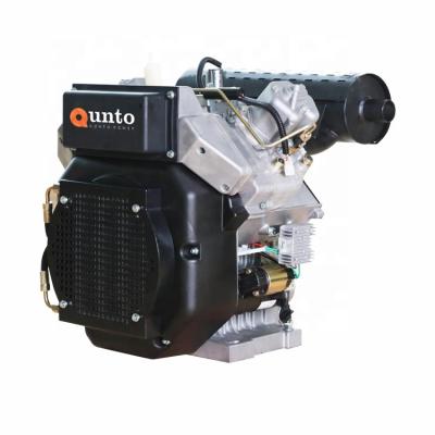 China Small Power 2V95 26hp Diesel Engine 2 Cylinder Diesel Engine Small Size Strong Price for sale