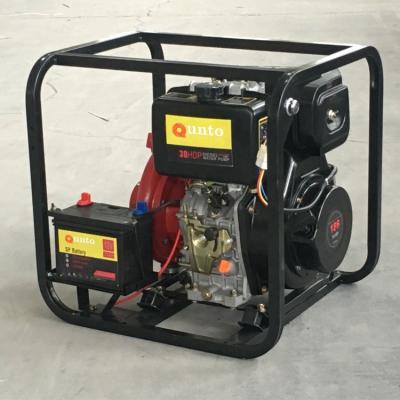 China High efficiency high pressure centrifugal water pump 3 inch portable water gasoline price for sale