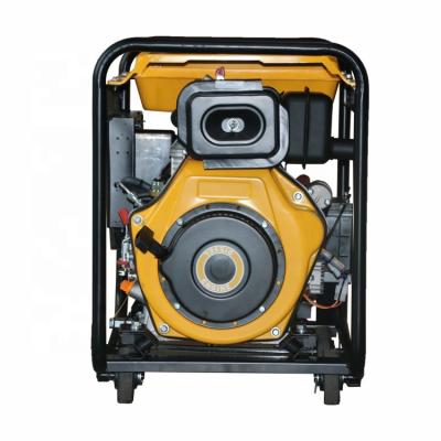 China Portable welding recoil or electric start welder genset generators QT7500EW for sale