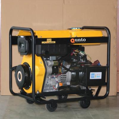 China Diesel engine generator welding machine welder generator for sale QT7500EW for sale