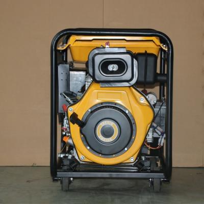 China High efficiency small portable welder substitute diesel generator machine QT7500EW for sale