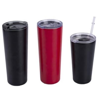 China 20oz Stainless Steel Coffee Tumbler With Lid And Sustainable Wholesale Straw for sale