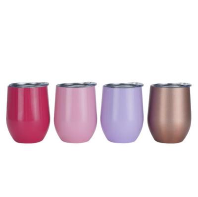 China Sustainable Special Hot Selling 12oz Stainless Steel Wine Tumbler for sale