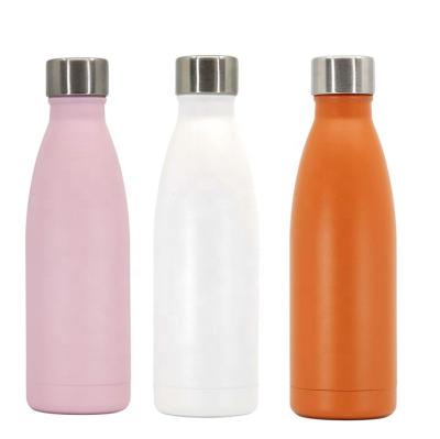 China 500ml PORTABLE Stainless Steel Cola Shape Water Bottle Sport Water Bottle Maker for sale