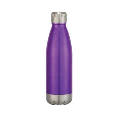 China 17oz Business Cola Water Bottle Cola Shape Fitness Water Bottle Stainless Steel Cola Water Bottle for sale