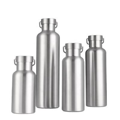 China Large Capacity ss01 500ML 17OZ Stainless Steel Insulated Stainless Steel Water Bottle Bamboo Lid Glass HydroFlask Water Bottle for sale