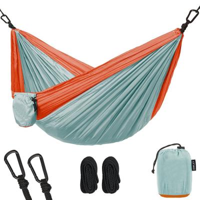 China Wholesale Custom Lightweight Outdoor Travel Beach Hammock , Durable Nylon Swing Kids Hanging Hammock for sale