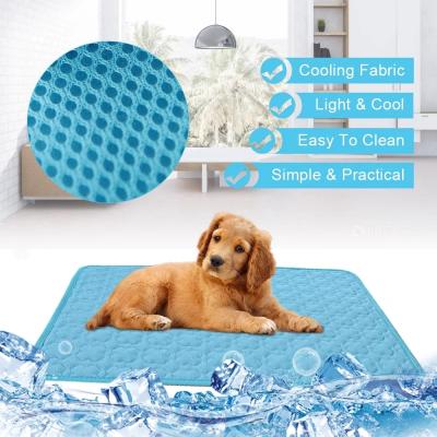 China Travel Summer Cold Pad For Cats And Dogs Pet Cool Mat Pet Cooling Mat for sale