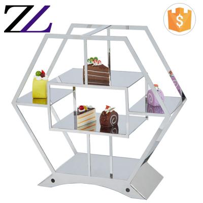 China Customized LOGO and modern buffet equipment list banquet food dessert rack boutique buffet food sourcing display stand for sale