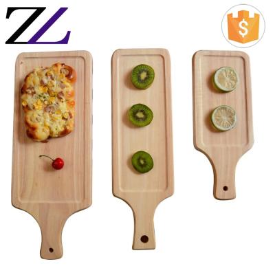 China Guangzhou Equipment Handle Sushi Wooden Pizza Food Serving Disposable Outdoor Serving Panels Open Wooden Dishes For Restaurants for sale