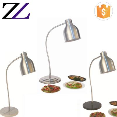 China Customized LOGO and equipment modern outdoor electric food supply stainless steel buffet heat food warmer table lamp for sale