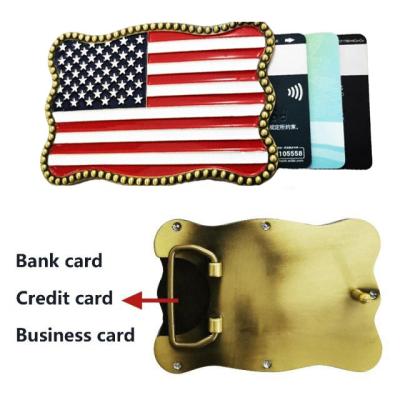 China Credit Card Holder Wholesale Zinc Alloy Custom Belt Buckle Viable Belt Buckles for sale