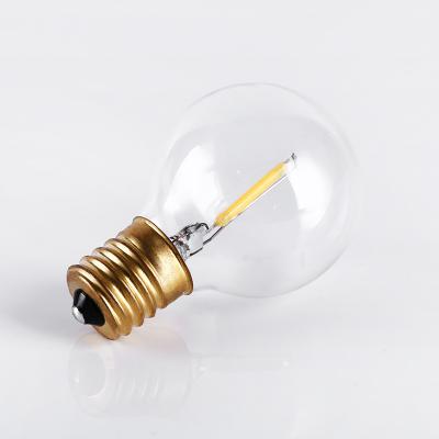 China Vintage Design New Decorative Low Power 0.5W LED Filament Bulb G25 G30 G45 Lamp 220V 110V Led Light Bulb Edison Bulb for sale