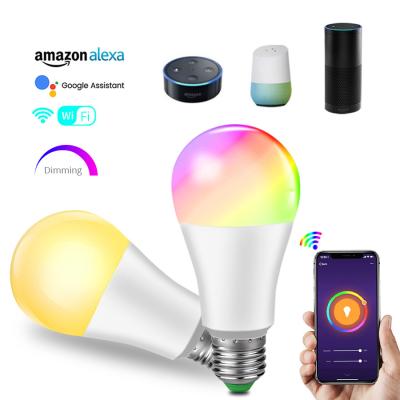 China Residential 9W RGBW/WW Light Bulb Compatible with Alexa and Google Assistant Factory Direct Sale Smart WiFi LED OEM Available for sale