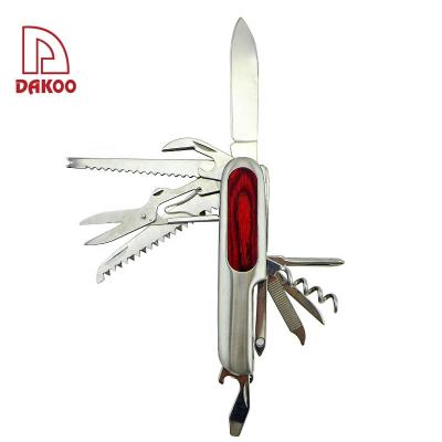 China Eco-Friendly Camping Folding Multifunctional Outdoor Pocket Knife for sale