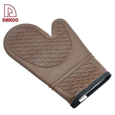 China Eco - Friendly BBQ Tools Silicone Cotton Material Heat Insulation BBQ Silicone Glove for sale