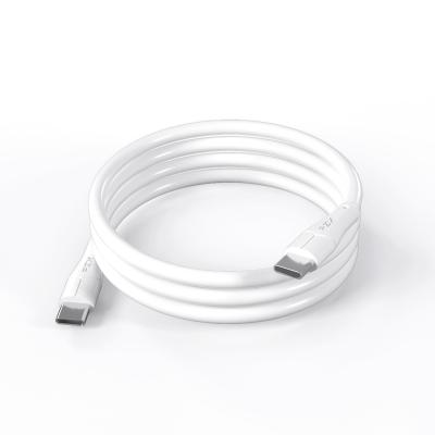 China Hot Selling Speed ​​PZX V179C Fast Charging Type C To Type C Band Fast Charging Data Cable 5V 5A White Palladium USB-C Cable For Computer For Phone for sale