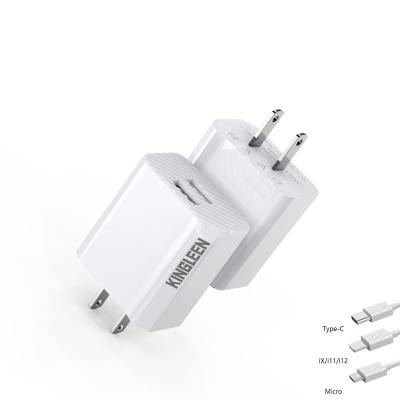 China Dual USB 2.4A Wall Charger Home Kit Mobile Phone/Travel Adapter Ipad/Camera/PDA/MP3 US-Pin for Lightning Cable 2 Ports Output Adapter for sale