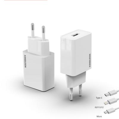 China UniversalÂ   Universal 2.4A USB Home Wall Charger Quick Quick Charging QC Adapter Portable Block For Type-C Cable for sale