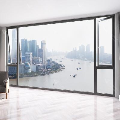 China Screen Certified Al-alloy Folding Door And Window Bathroom Window Glass Panel Price Exterior Opening Door And Window for sale