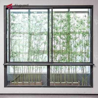 China Sliding Screen Hurricane Impact Folding Slim Frame Balcony Windows Modern Design Best Aluminum Glass Sliding Window for sale