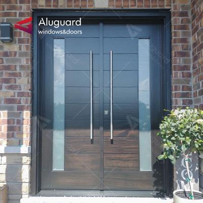 China American exterior residential iron main entrance modern design main door steel design windproof house for sale